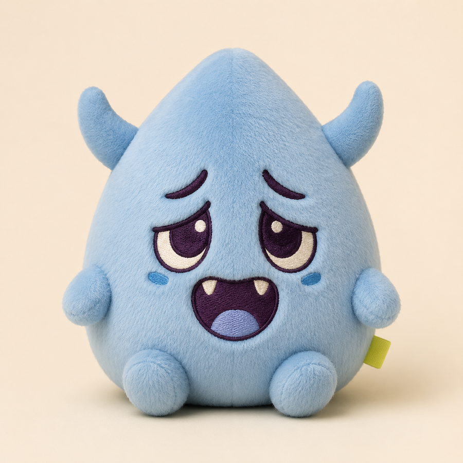 Bloop – trying-my-best wobble goblin plush